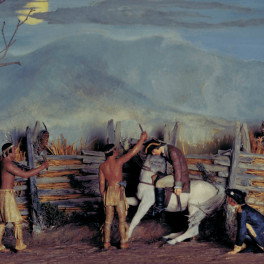 The Ambush of Francis Salvador, August 1, 1776 (diorama)