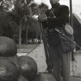 Reuben Greenberg, Civil War reenactor, 2000