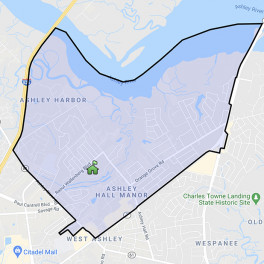 Eruv serving the area of Congregation Dor Tikvah