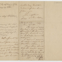 Commissary Officer Major Raphael J. Moses (1812–1893), letter, page three