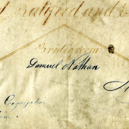 Gustavus Poznanski’s signature